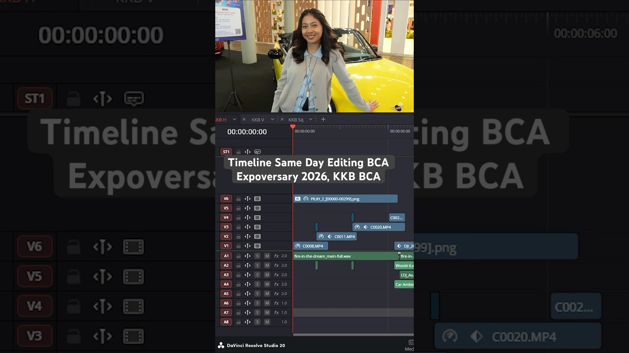 Timeline Same Day Editing BCA Expoversary 2026, KKB BCA