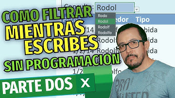 ⭐️ BUSQUEDA INTELIGENTE en Excel, mostrar resultados mientras escribes, SIN PROGRAMACION  🖥