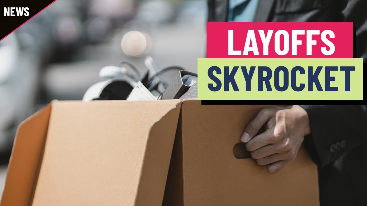 Layoffs are happening at a near-record pace