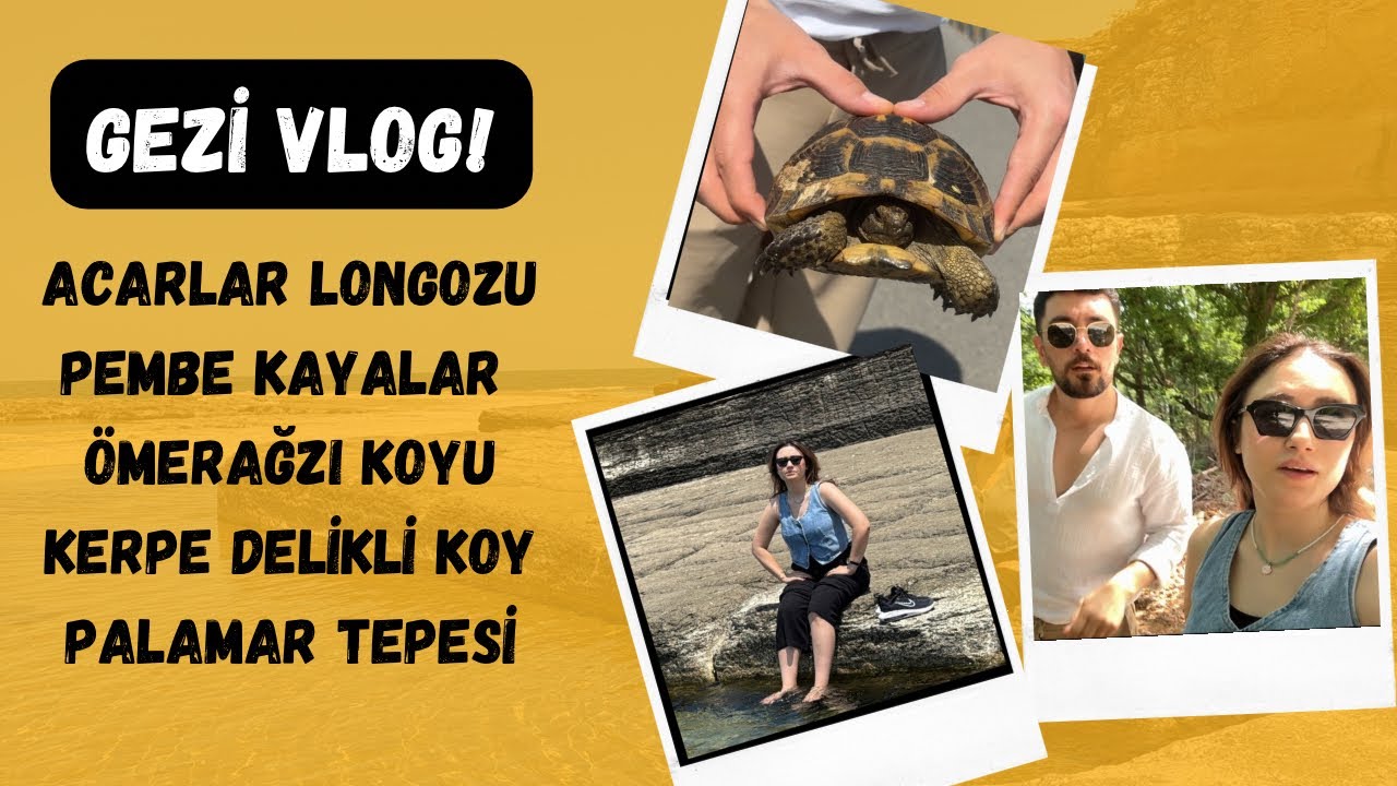 KOCAELİ GEZİSİ | KAPIDA KALDIK| KAPLUMBAĞA KURTARDIK| PEMBE KAYALIKLAR GÖRDÜK 🙀