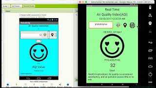 App Inventor air quality index app screenshot 5