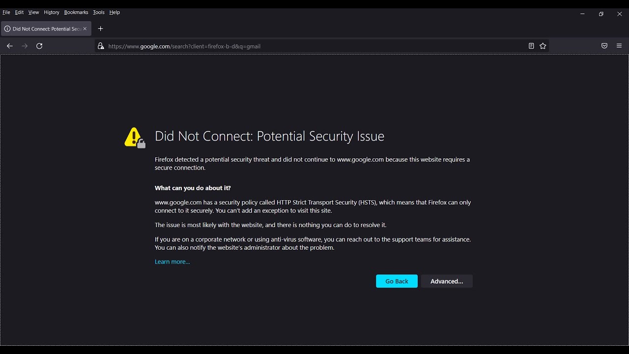 Connect resolve. Security Issues.