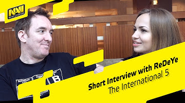 Short interview with ReDeYe @ The International 5 (RU SUBS!)