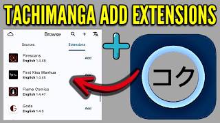 Как добавить расширения в приложение Tachimanga! screenshot 5