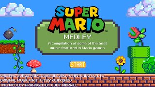 Super Mario Medley | A Medley of Classic Mario Songs for solo Piano