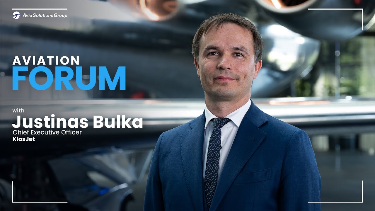 AVIATION FORUM: Justinas Bulka, CEO of KlasJet