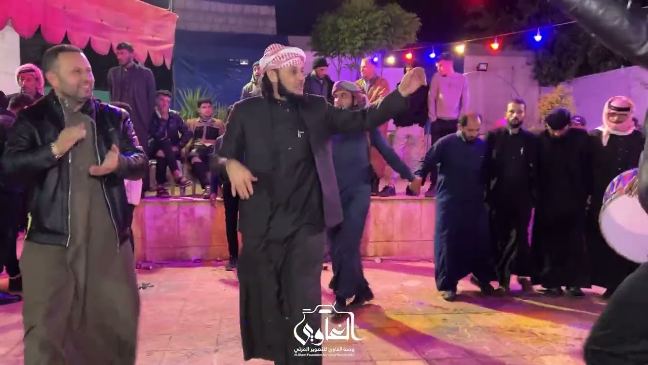 الفنان أحمد الإبراهيم من أفراح قرية البويضة قبيلة البوشعبان العريسين أسعد العدنان ونديم عبد الأسعد 4