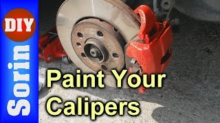 paint calipers brake tutorial