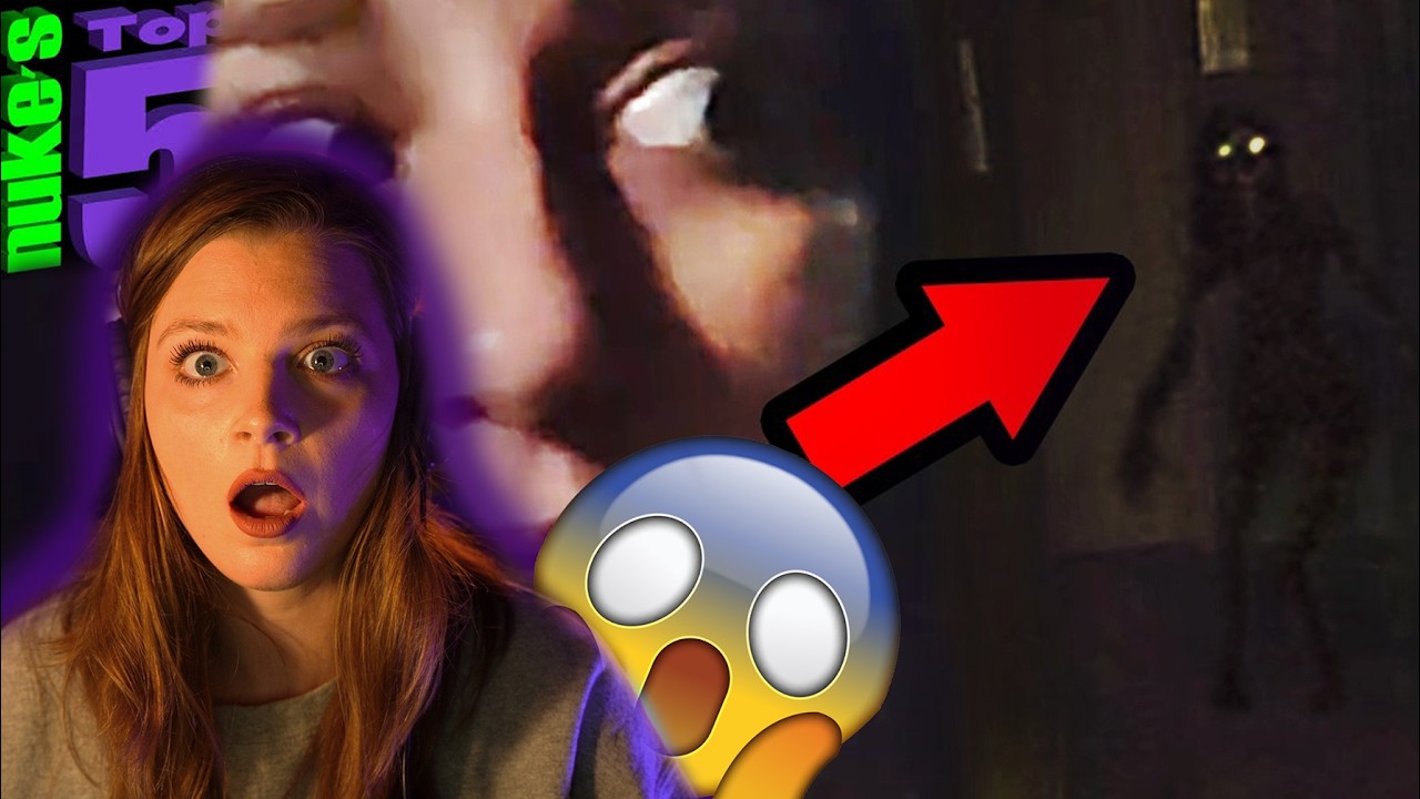 Reacting to Nuke's Top 5 Scary GHOST Videos That'll Make You PEE A Little 😱
