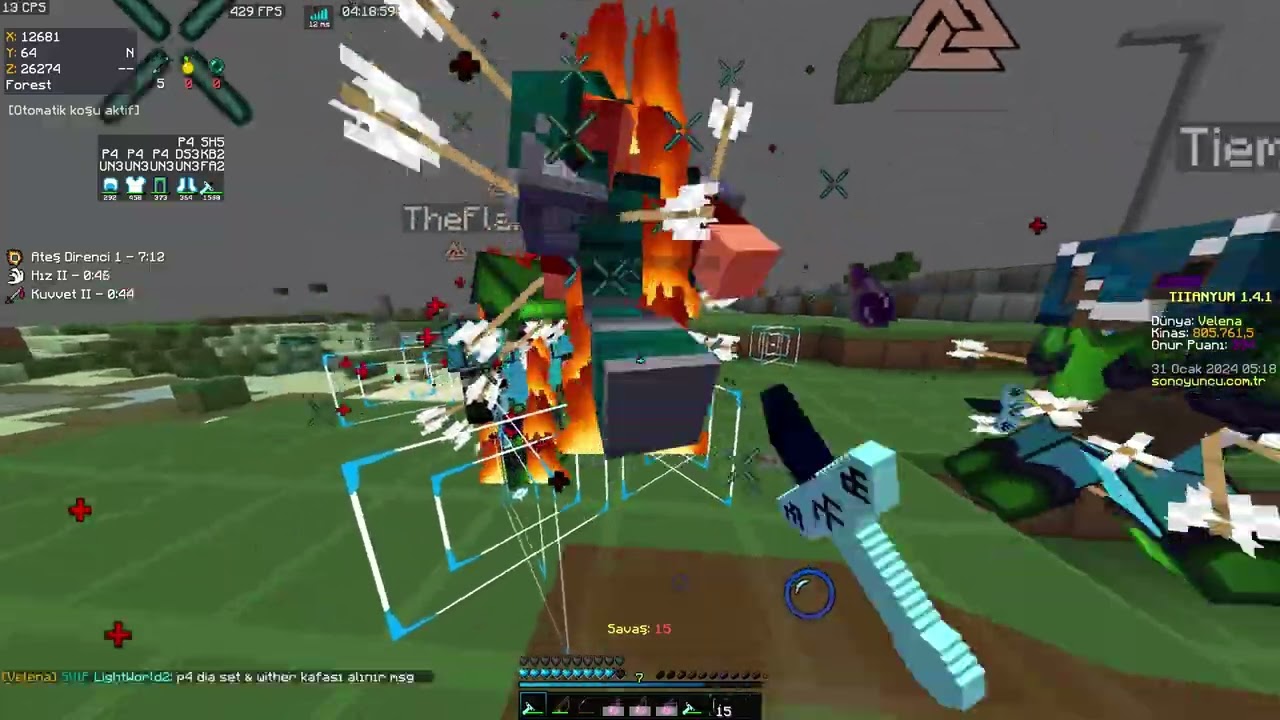 Sonoyuncu Titanyum Pandora / Biten Cl / Nether PvP baş