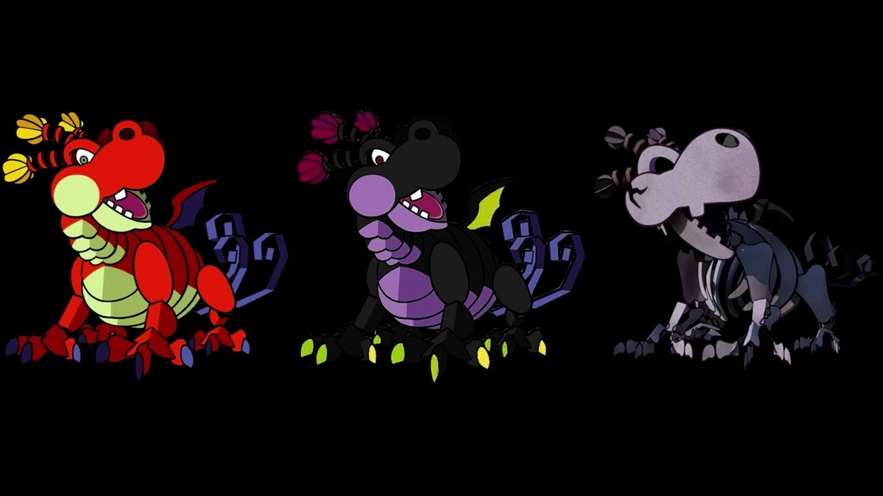 Paper Mario: The Thousand-Year Door - Hooktail/Gloomtail/Bonetail