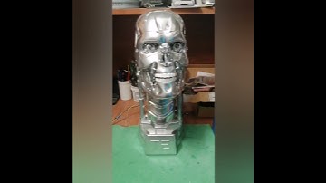 Terminator T-800 Eyes Head 3d print model scale 1:1 #t800 #terminator