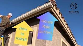 Rain Gutter Home Install