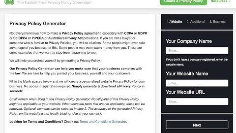 Create Your Own Online Privacy Policy Generator Tool for Free | Blogger Tutorial By S B Tech