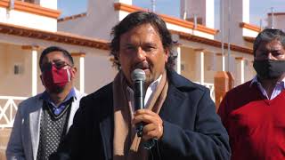 El gobernador Sáenz entregó las llaves de sus viviendas a 40 familias de Coronel Moldes