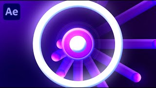 Looping Motion Graphics In Adobe After Effects - After Effects Tutorial - No Plugins.