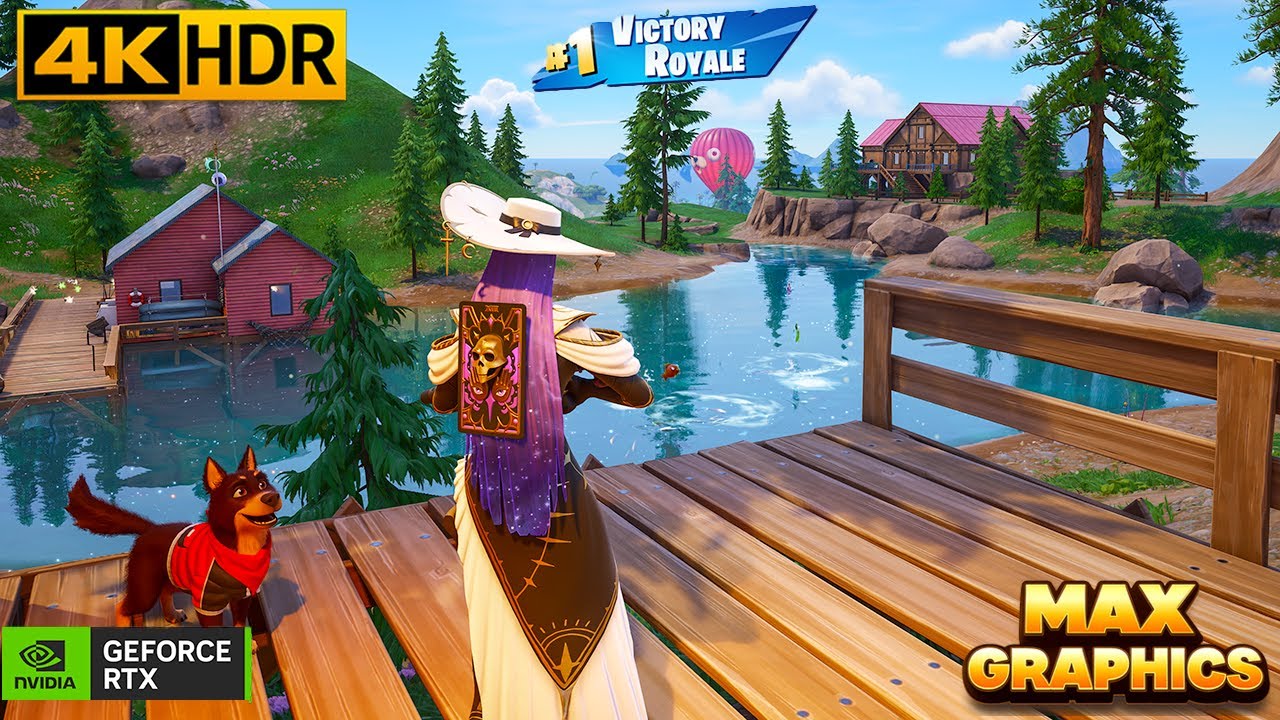 Fortnite 4K Max Graphics Zero Build Gameplay | Demise Skin