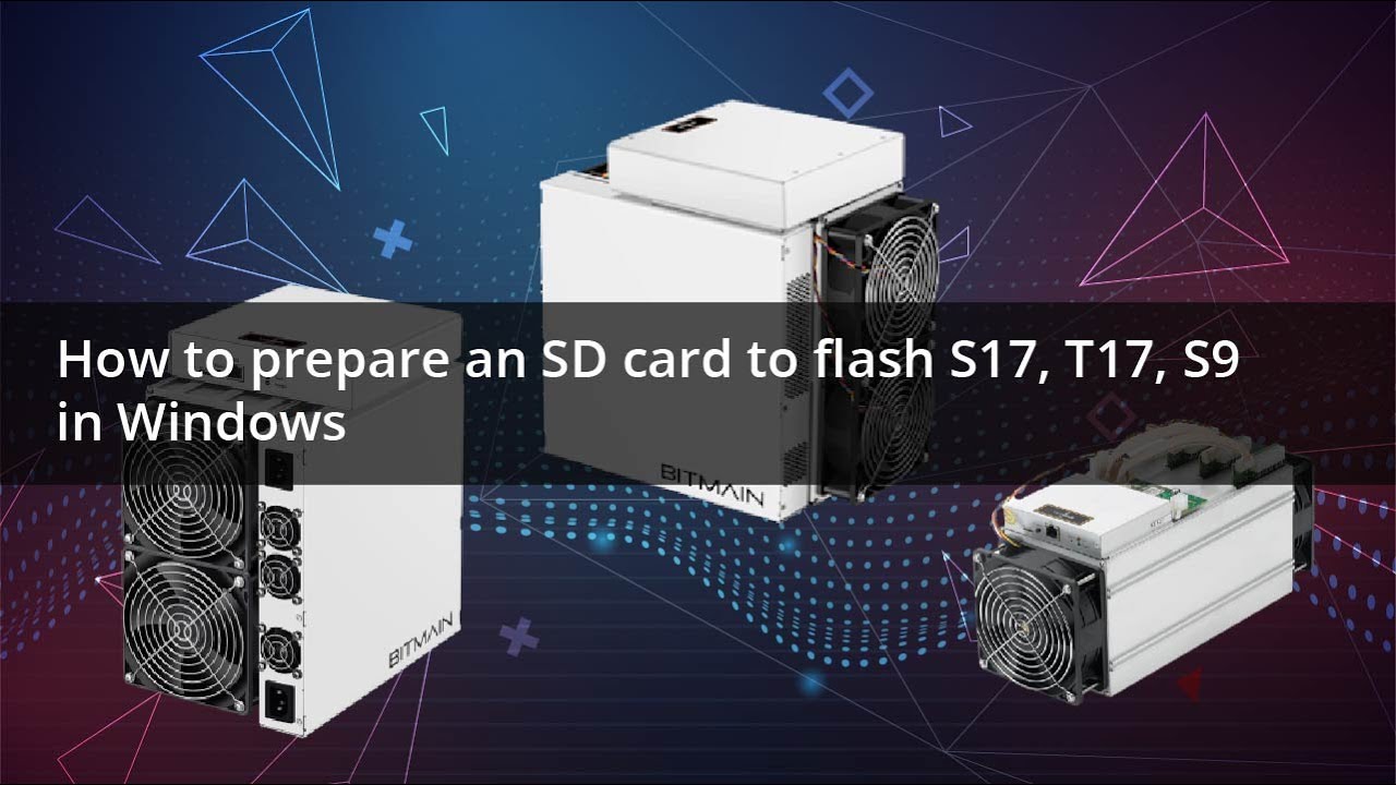 How to prepare an SD card to flash S17, T17, S9 in Windows - YouTube
