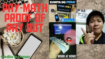 PAY-MATH PROOF OF PAYOUT|| BENNZ