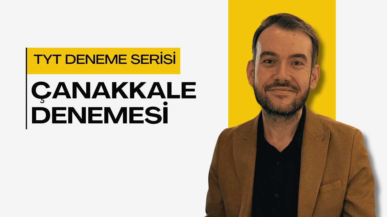 Çanakkale Denemesi l TYT Biyoloji Deneme Sınavları Serisi l MEB Uyumlu