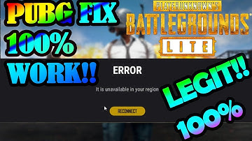 HOW TO FIX PUBGLITE PC Philippines💥100% WORK!! (UNAVAILABLE REGION)