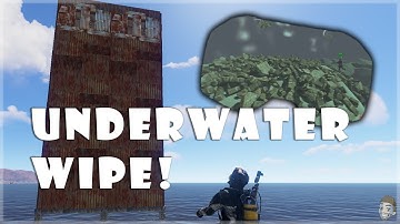 RUST | TEARING DOWN A CLAN WATER BASE *FOUNDATION WIPE*