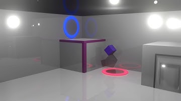 Blender 2.8 portal test animation (August 2019)