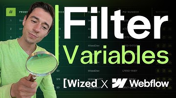 Filter Variables & Arrays directly in Wized! @Finsweet