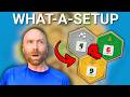 Catan Pro Plays MASSIVE Road Settle Strategy In Ranked