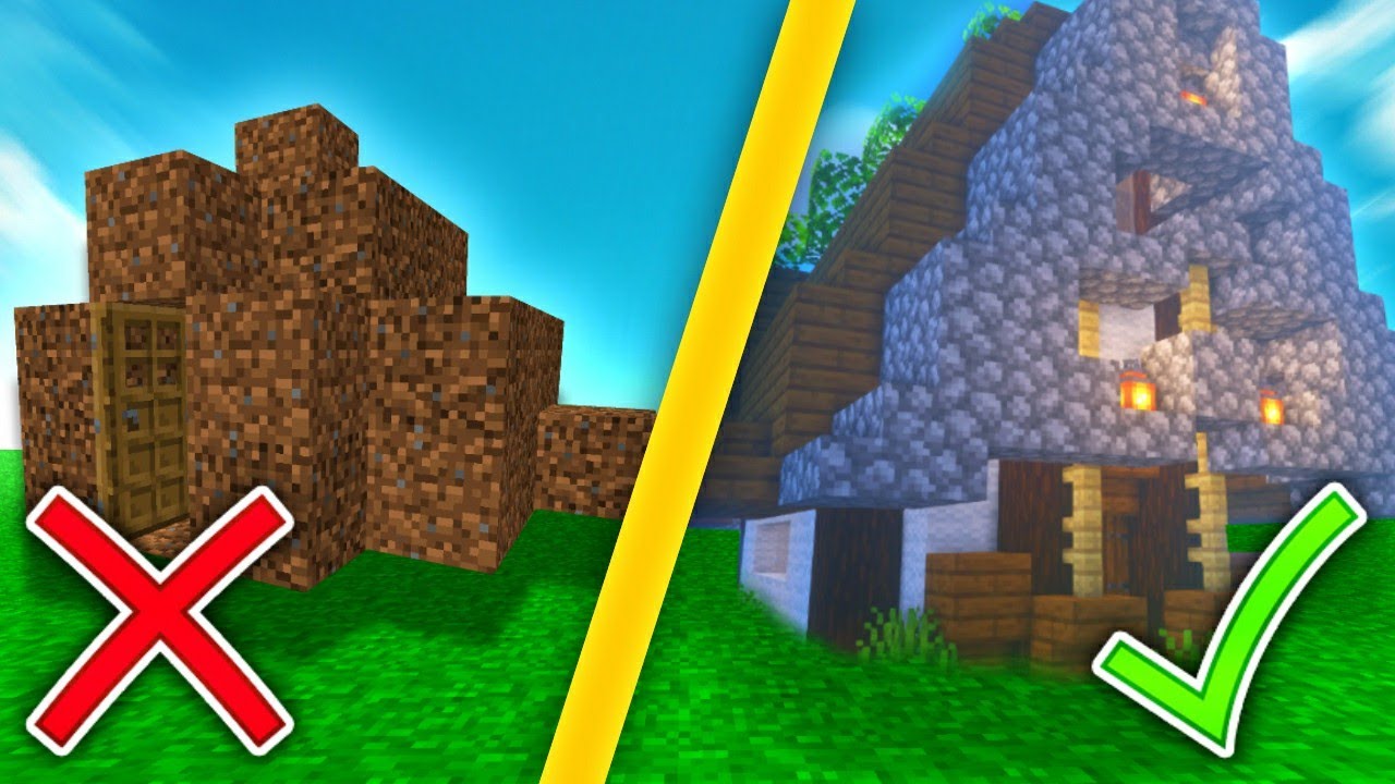 5 ASTUCES pour S'AMÉLIORER en BUILD sur MINECRAFT !