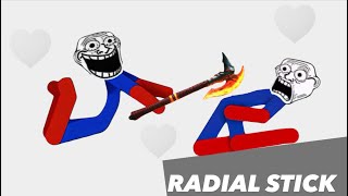 Best Falls | Stickman Dismounting compilation of funny moments RADIAL STICK #731