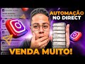 Tráfego pago Instagram com Automação no Direct (Vende Igual água)