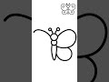 Butterfly Drawing #pinkbutterflyart #pinkyart #stepbystepdrawing #easydrawings #howtodraw #shorts