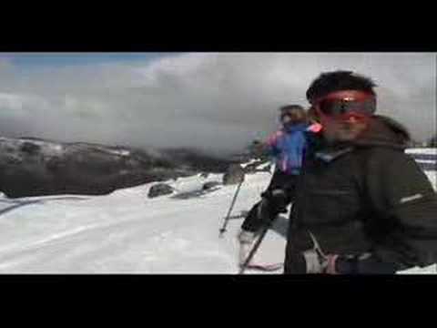 Ryan & Jeff skiing Australia