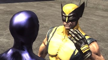 Spider-Man: Web of Shadows - Walkthrough Part 19 - Symbiote Spider-Man Vs. Wolverine