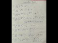 Derivatives Formula
