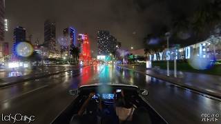 Let's Cruise Miami After Dark...Little Havana • Brickell • Downtown Soft Rain Driving Tour 4K screenshot 4