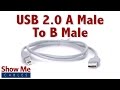 Easy To Use USB 2.0 A Male to B Male - Highlight