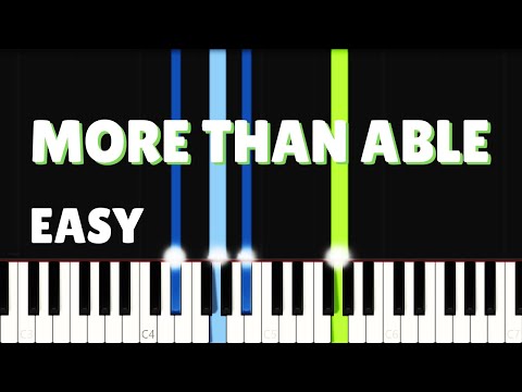 More Than Able (PIANO SHEET) - Elevation Worship