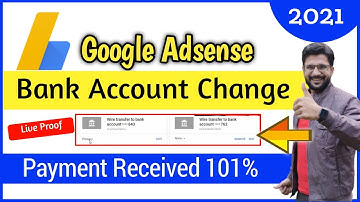 How to Change Bank Account in Google AdSense | Set Primary Bank Account in Google AdSense | Adsense