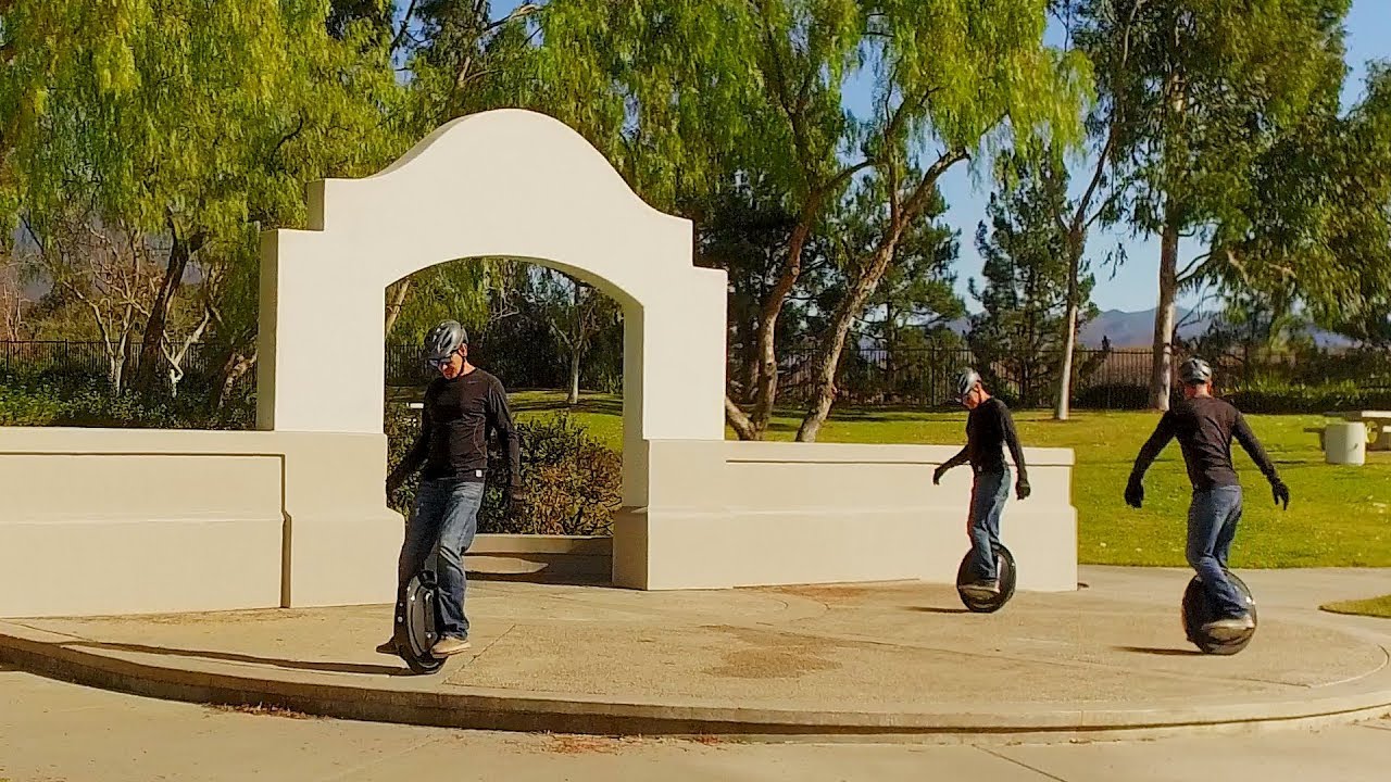 Practice 2 with Gotway Tesla Electric Unicycle YouTube