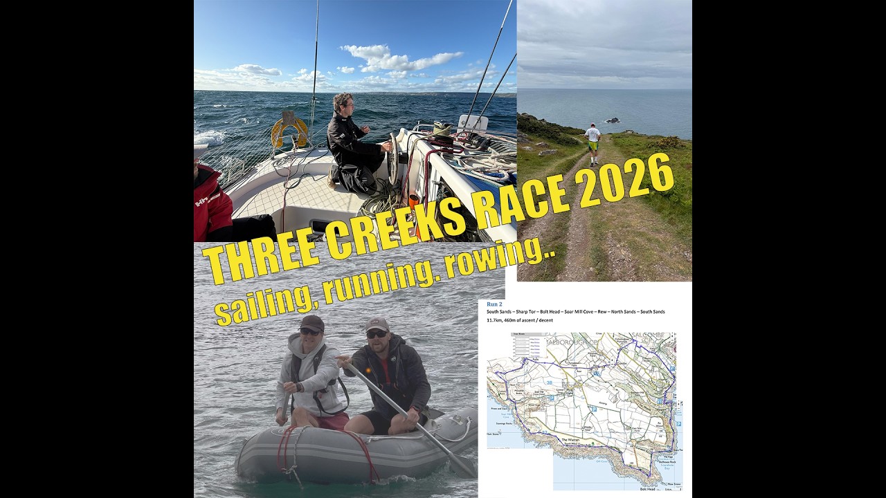 ⁣Sailing, Rowing & Running: Three Creeks 2026