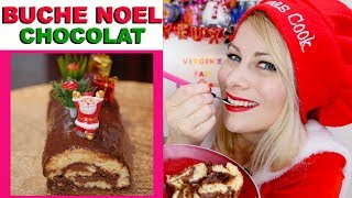 BÛCHE DE NOËL NUTELLA ET MONT BLANC ♡ VIRGINIE FAIT SA CUISINE [91]