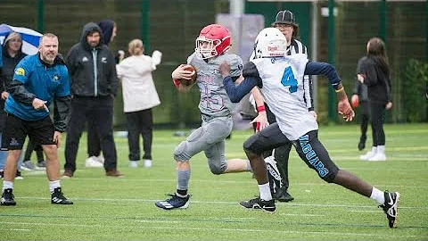 Henry burfield , Rushmoor knights , RB , no 25 , 155lbs, highlights