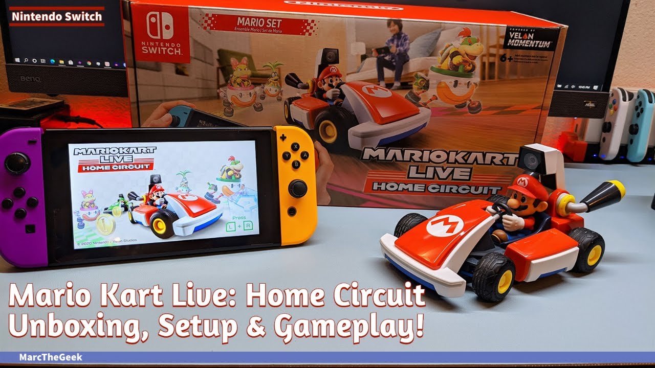 Ofertas do jogo Nintendo Switch, Mario Kart Live, Home Circuit com download  digital, Mario Set Edition