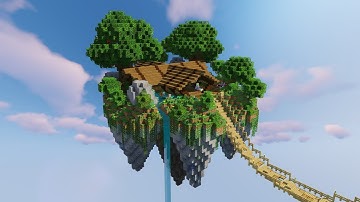 Basic Floating Island on Hypixel SkyBlock Timelapse