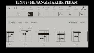 JENNY- MENANGISI AKHIR PEKAN (CHORD AND BACKING TRACK)