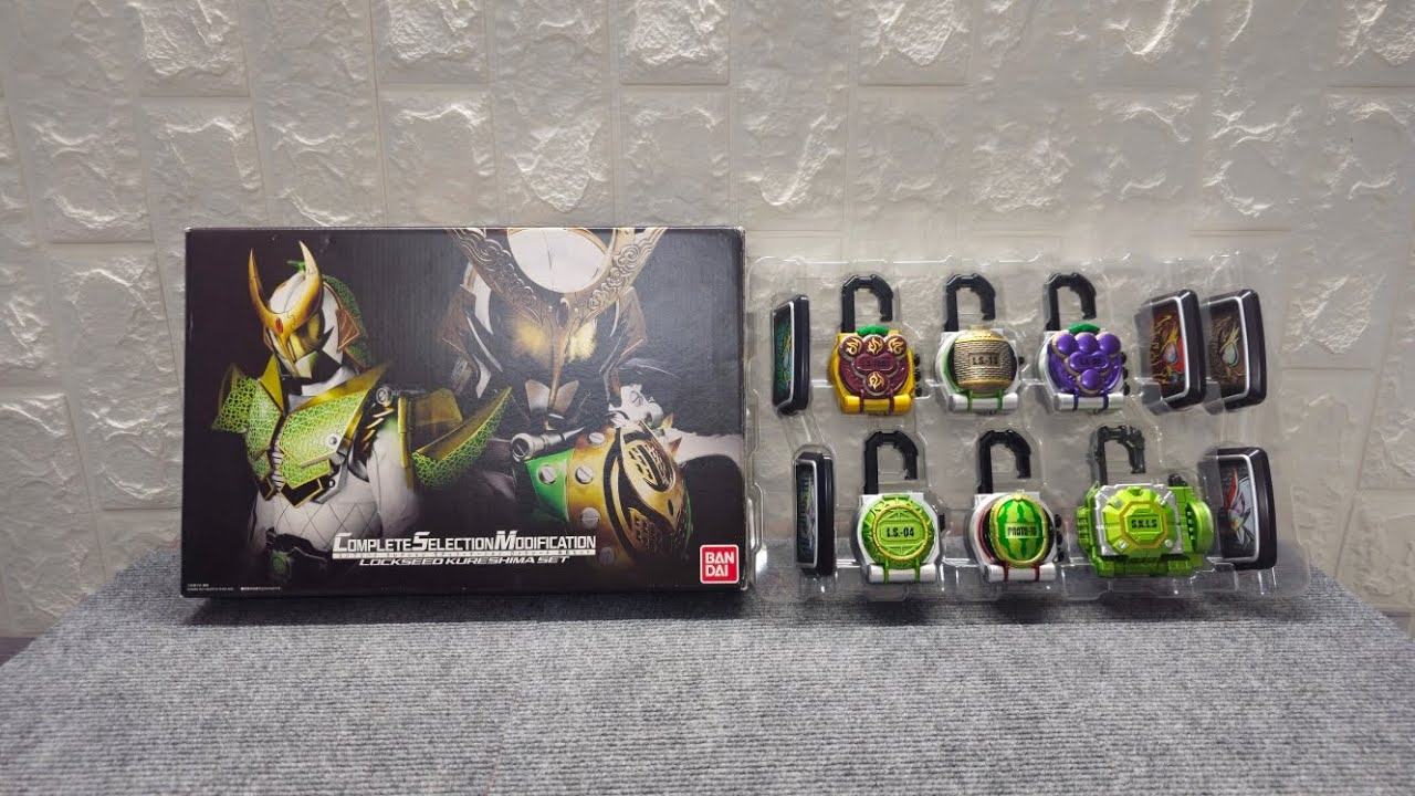 CSM Lockseed Kureshima Set Unboxing And Review #76 - YouTube