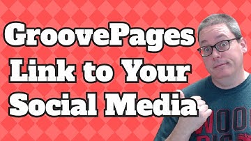 GroovePages Tutorial | How to Link Your Social Media Icons to Your Social Media Accounts and Pages