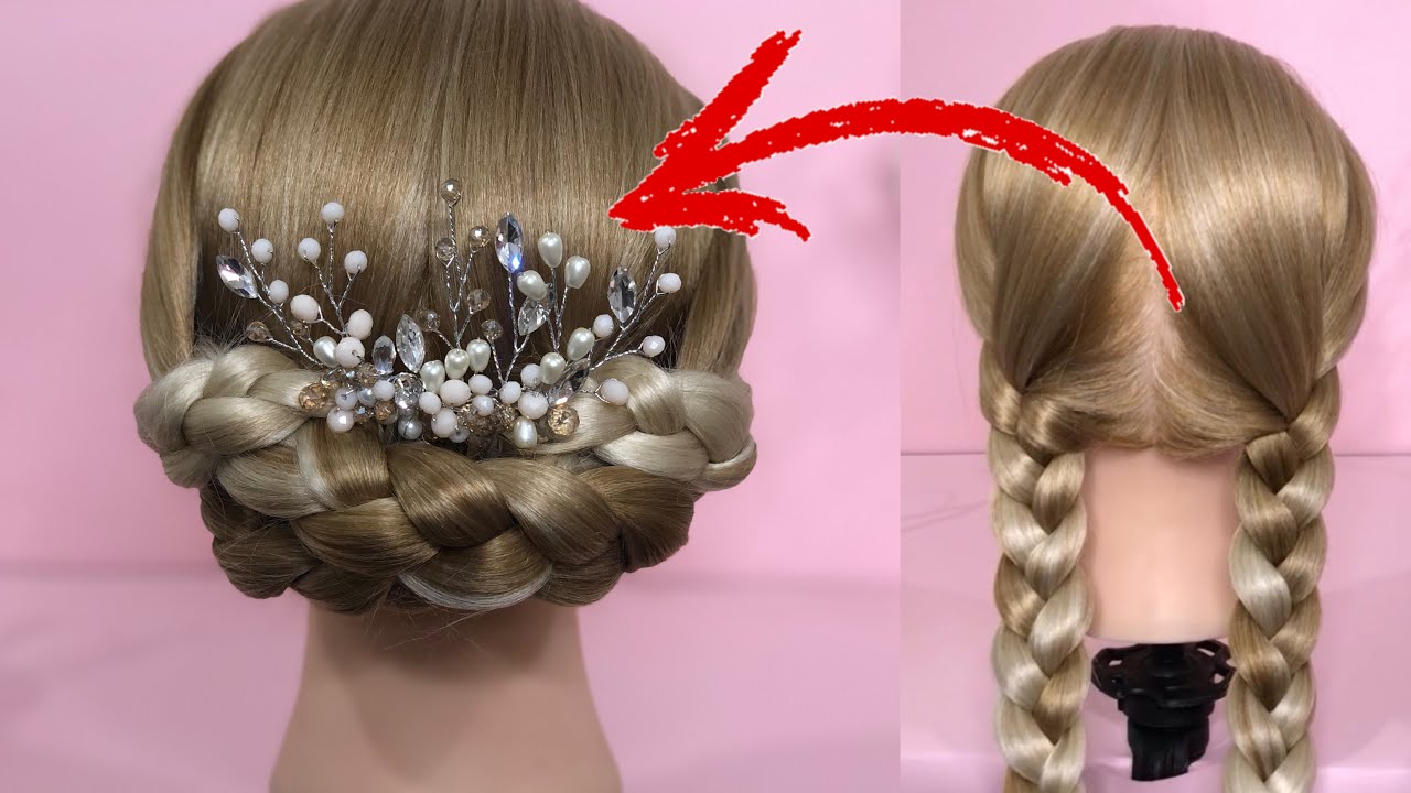 Simple and easy hairstyle for wedding hair style girl chignon new